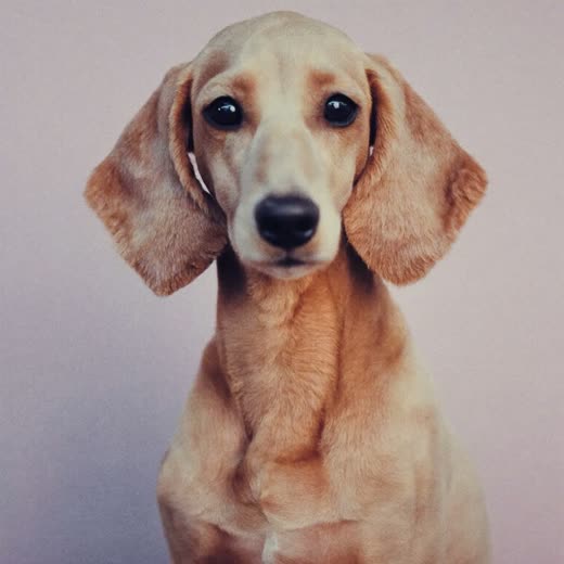 A dog with a freshly clipped short haircut